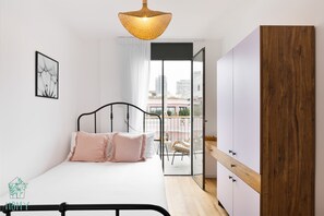 1 bedroom, soundproofing, iron/ironing board, free WiFi