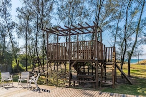 Vue sur la ville depuis l’hébergement