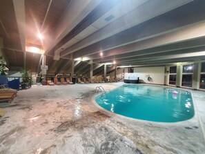Indoor pool, outdoor pool
