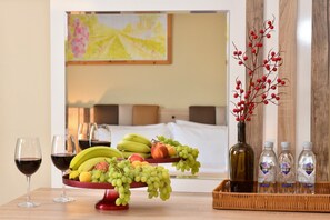 Family Room | Minibar, laptop workspace, free WiFi, bed sheets - Dessera Vineyards Hotel (Kirklareli)