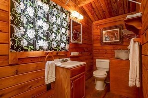 Dusche, Handtücher, Seife, Shampoo