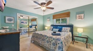 3 soverom, strykejern/-brett, reiseseng for barn og wi-fi (inkludert)