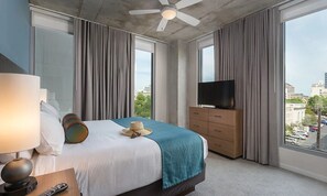 2 bedrooms, in-room safe, iron/ironing board, WiFi