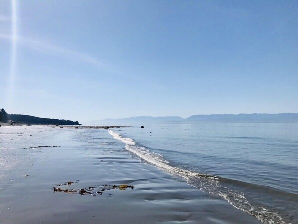 Beach nearby, sun loungers - Points West Oceanfront Resort 1 Bed Ocean Point Suite A (Sooke)