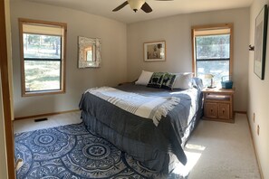 4 bedrooms, iron/ironing board, travel crib, WiFi