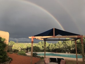 Pool - Desert Retreat House with Pool and Casita 15 minutes from Downtown  (Santa Fe)