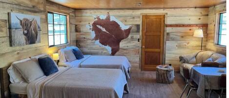 1 habitación y ropa de cama