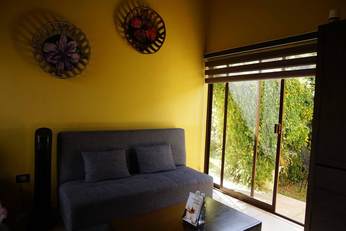 Family Villa | Living area | 32-inch Smart TV with digital channels, TV, pay films