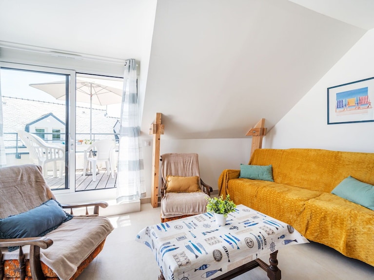 Confortable Appartement Pour 6 Personnes Avec Wifi, Tv Et Balcon - La Trinité-sur-Mer