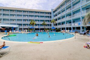 Indoor pool, a heated pool