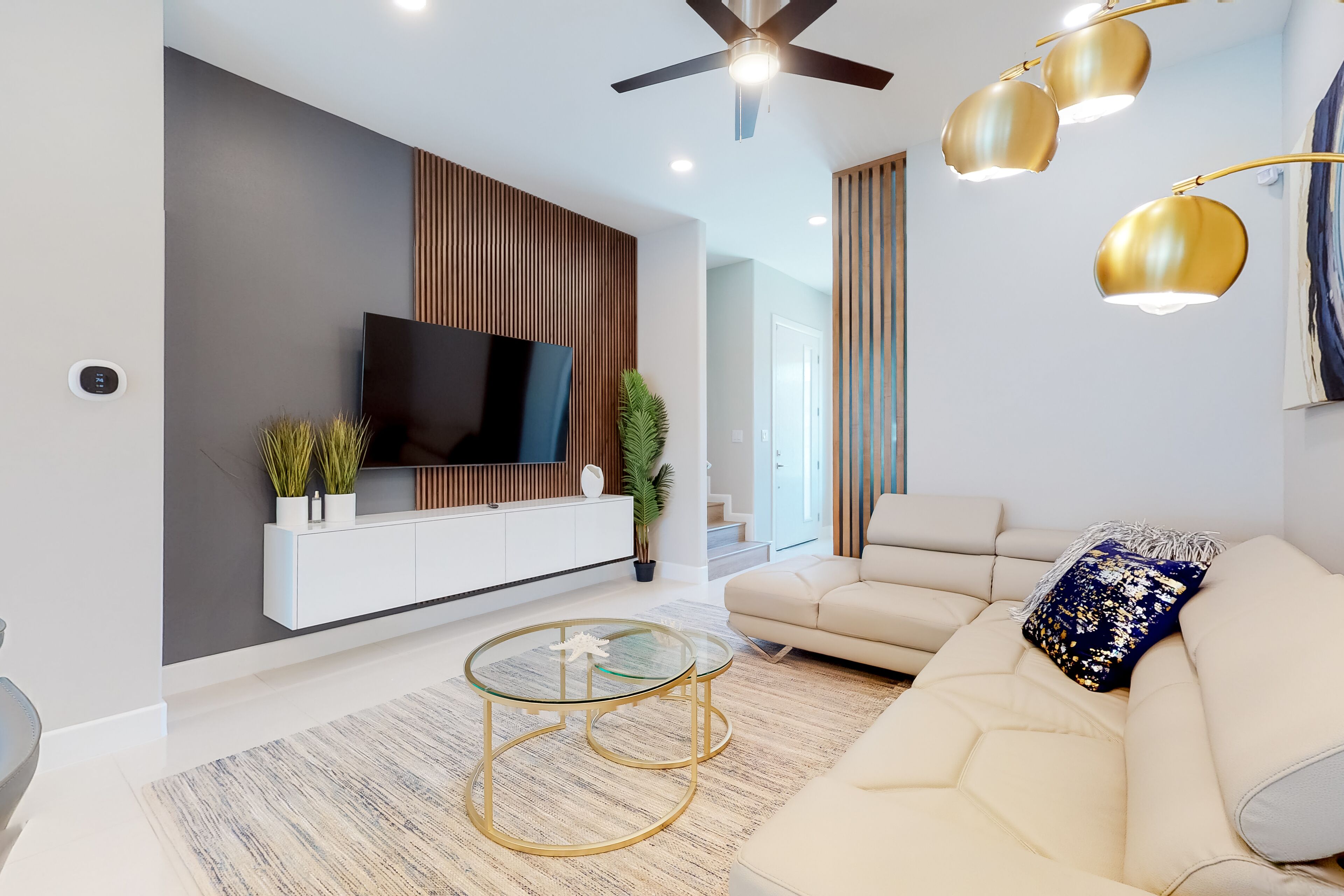 Sleek, newly-built home near beach with WiFi, pool, grill, & enclosed yard