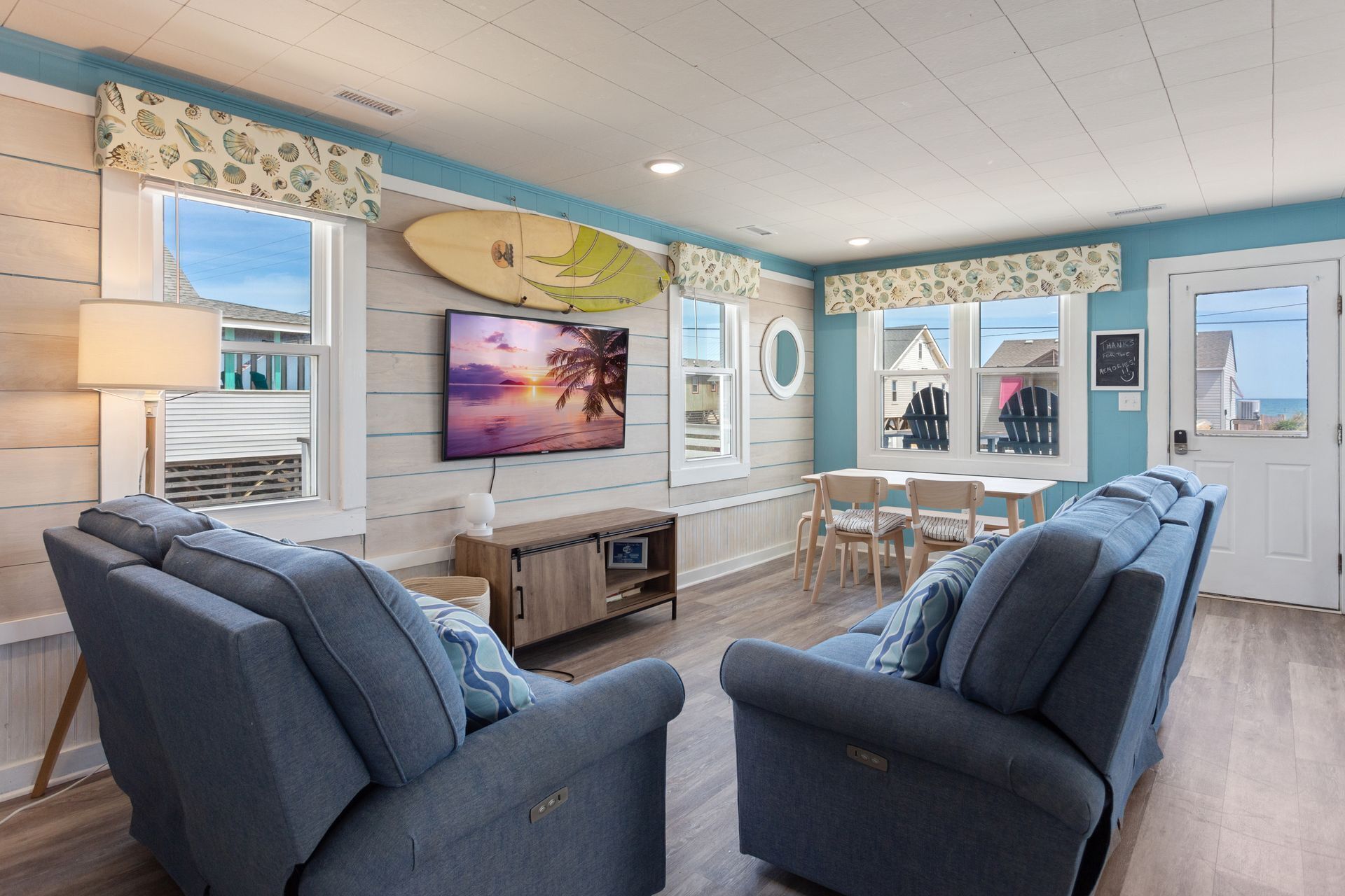 TV, video games, foosball