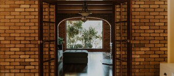 A tranquil & luxurious 4 bedroom home with a pool & wood fire