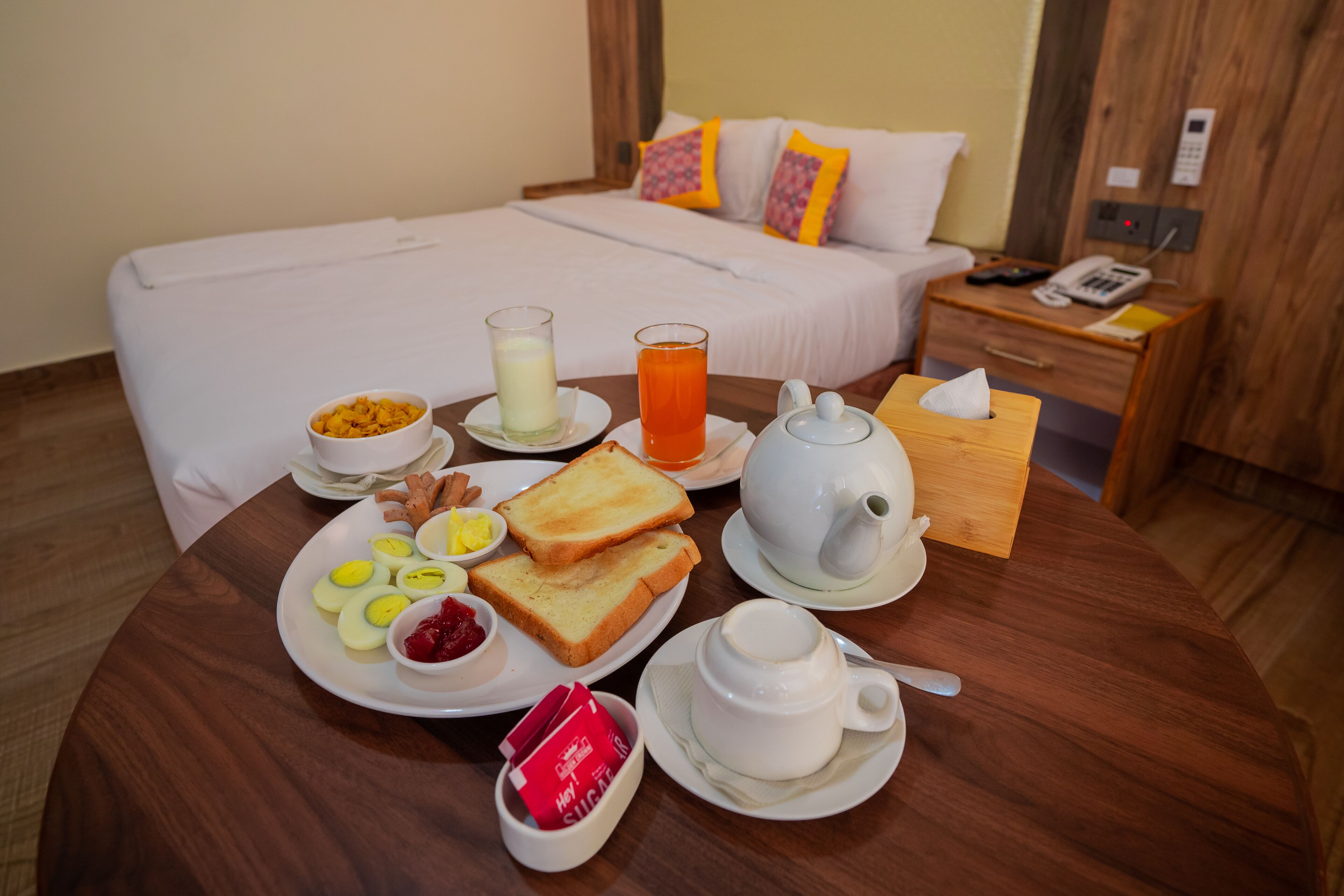 Desayuno completo incluido todos los días 