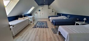 5 bedrooms, iron/ironing board, travel cot, free WiFi