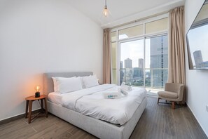 1 soveværelse, skrivebord, strygejern/strygebræt, weekendseng