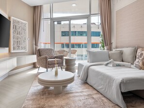1 bedroom, iron/ironing board, travel crib, WiFi