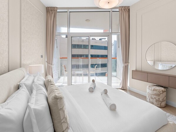 1 bedroom, iron/ironing board, travel crib, WiFi