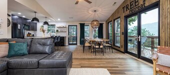 Situated in the Tree Tops w/ Unbelievable Ski Slope Views Community Pool Access (Seasonal) Hot Tub