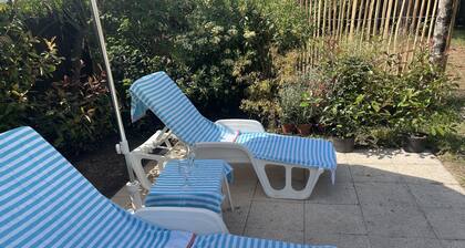 Villa 3 chambres en centre ville 600m plage avec jacuzzi privatif (janvier 2024)