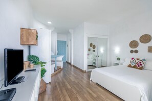 1 soverom, strykejern/-brett, wi-fi (inkludert) og sengetøy