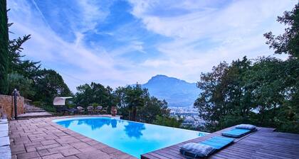 House "Saint Martin Le Vinoux" with Mountain View, Sauna & Wi-Fi