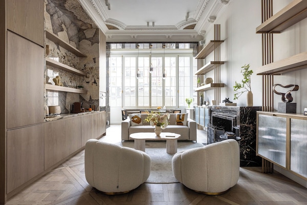 Louvre II | Aire de séjour | Téléviseur connecté de 100 cm avec télévision par câble, foyer, Netflix