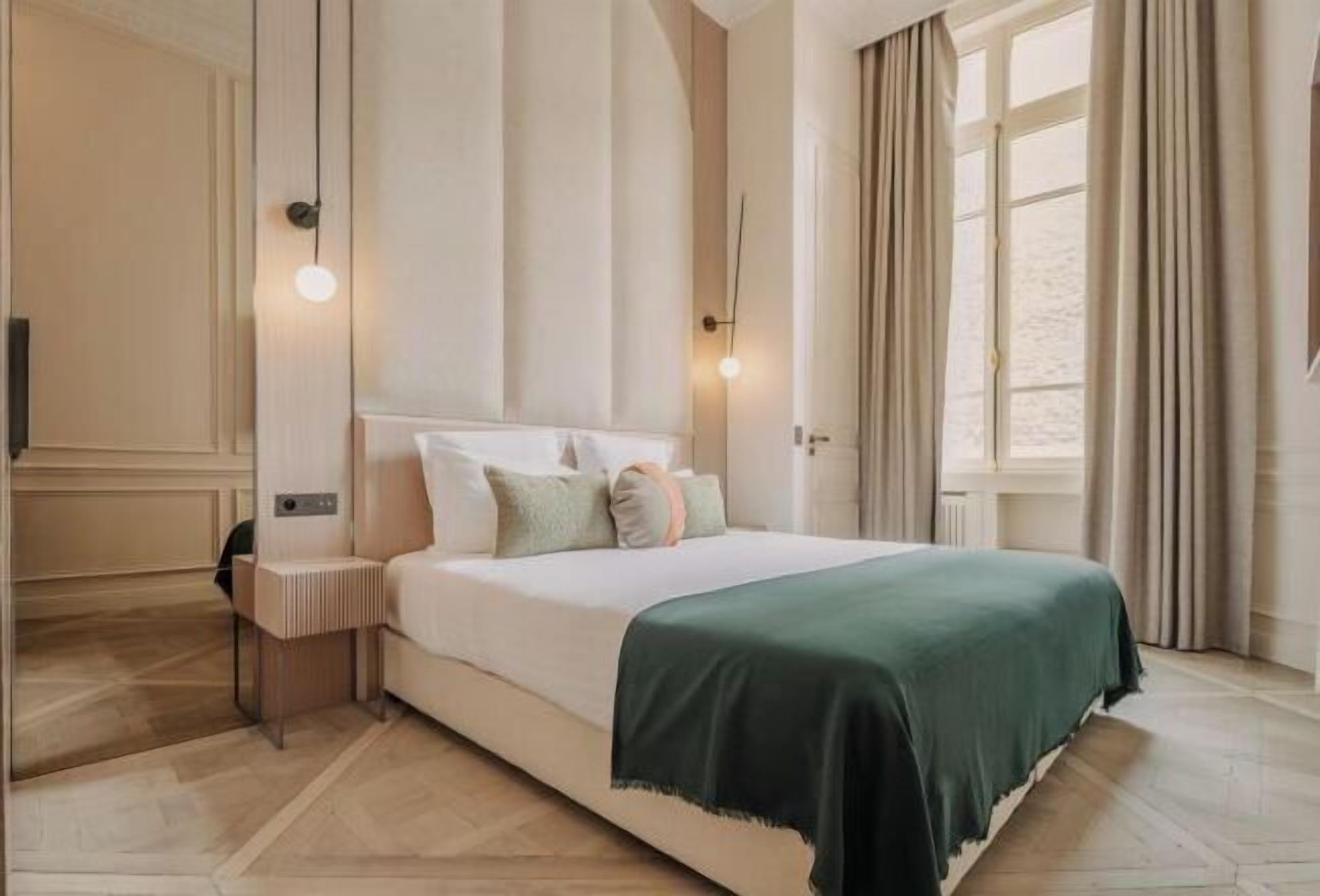 Premium bedding, pillow-top beds, in-room safe, individually decorated