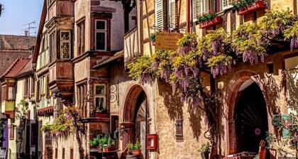 RIQUEWIHR, Grande Maison datant de 1520 avec 13 chambres.
Location Laure + Ryan