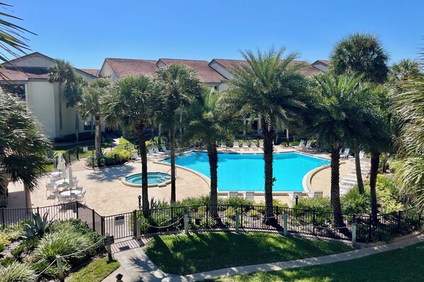 Pool - FREE FUN INCLUDED DAILY, beautiful Ocean Front 3rd floor condo with unbeatable views! (Saint Augustine)