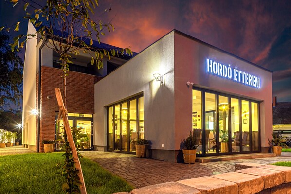 Voorkant van accommodatie