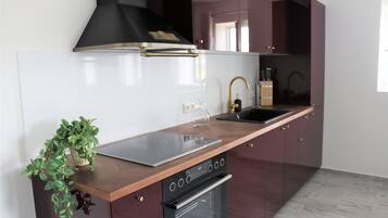 Kühlschrank, Ofen, Herdplatte, Geschirrspüler