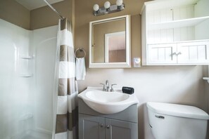Hair dryer, towels