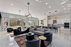 Smart TV, video games, foosball, table tennis