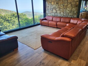 TV, fireplace, DVD player, table football - VILLA CASANOVA 16 PEOPLE (Santa-Reparata-Di-Balagna)