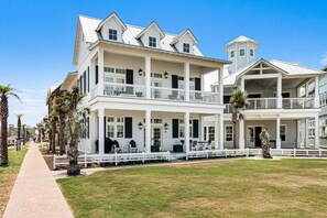 Exterior - Luxe 3-Story Beach Home on the Green@Cinnamon Shore South w/ Amenity Access (Port Aransas)