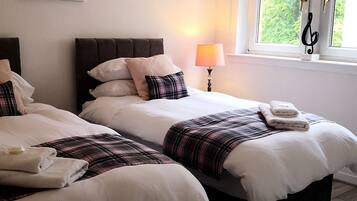 2 bedrooms, iron/ironing board, travel crib, WiFi