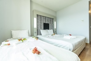 Habitación Deluxe con 1 cama matrimonial o 2 individuales | 1 habitación, wifi gratis y ropa de cama