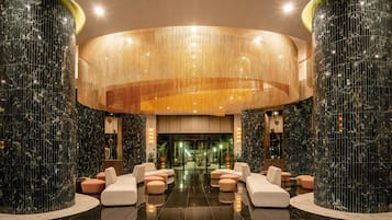 Sitteområde i lobbyen