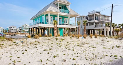 🏖️Stunning Gulf Views-Steps to Beach-Pet Friendly-3BR Nonni n' Poppy's