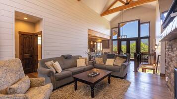 TV, fireplace, offices