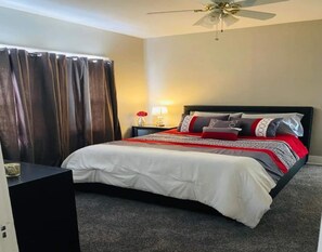 3 chambres, bureau, fer et planche à repasser, Wi-Fi gratuit