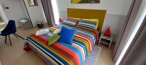 2 bedrooms, iron/ironing board, travel crib, free WiFi