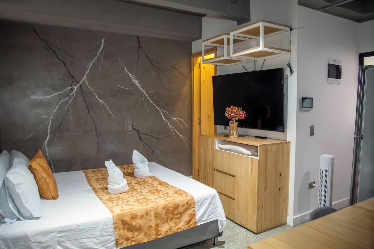 1 bedroom, hypo-allergenic bedding, individually furnished, desk