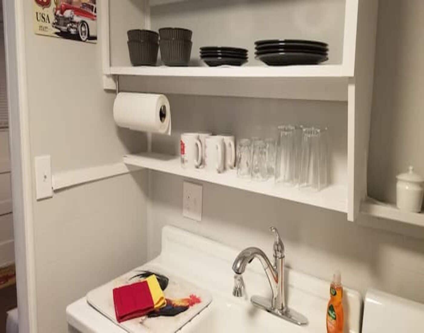 Baignoire, sèche-cheveux