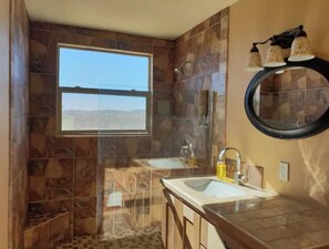 Shower, soap, shampoo