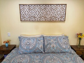 1 habitación, tabla de planchar con plancha, wifi y ropa de cama 