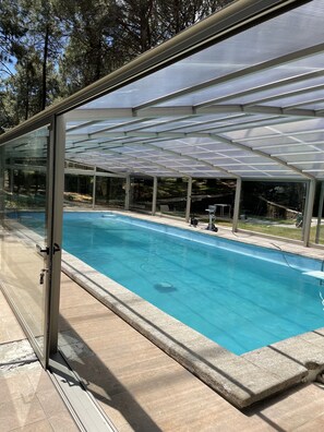 Indoor pool, outdoor pool