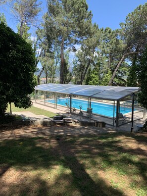Indoor pool, outdoor pool