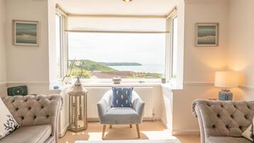 Apartment, Ensuite, Sea View (7 Min Walk To Beach) | Lounge